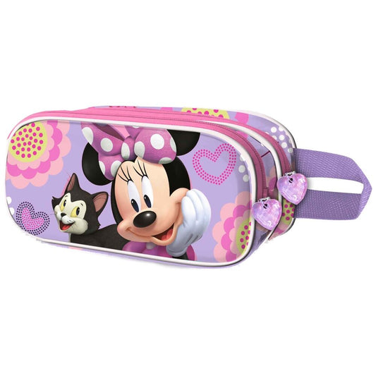 3d cat minnie disney double pencil case