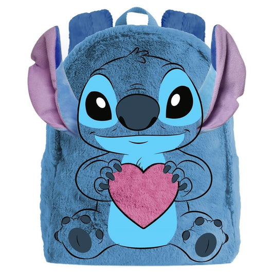 Stitch Heart Plush Backpack Disney
