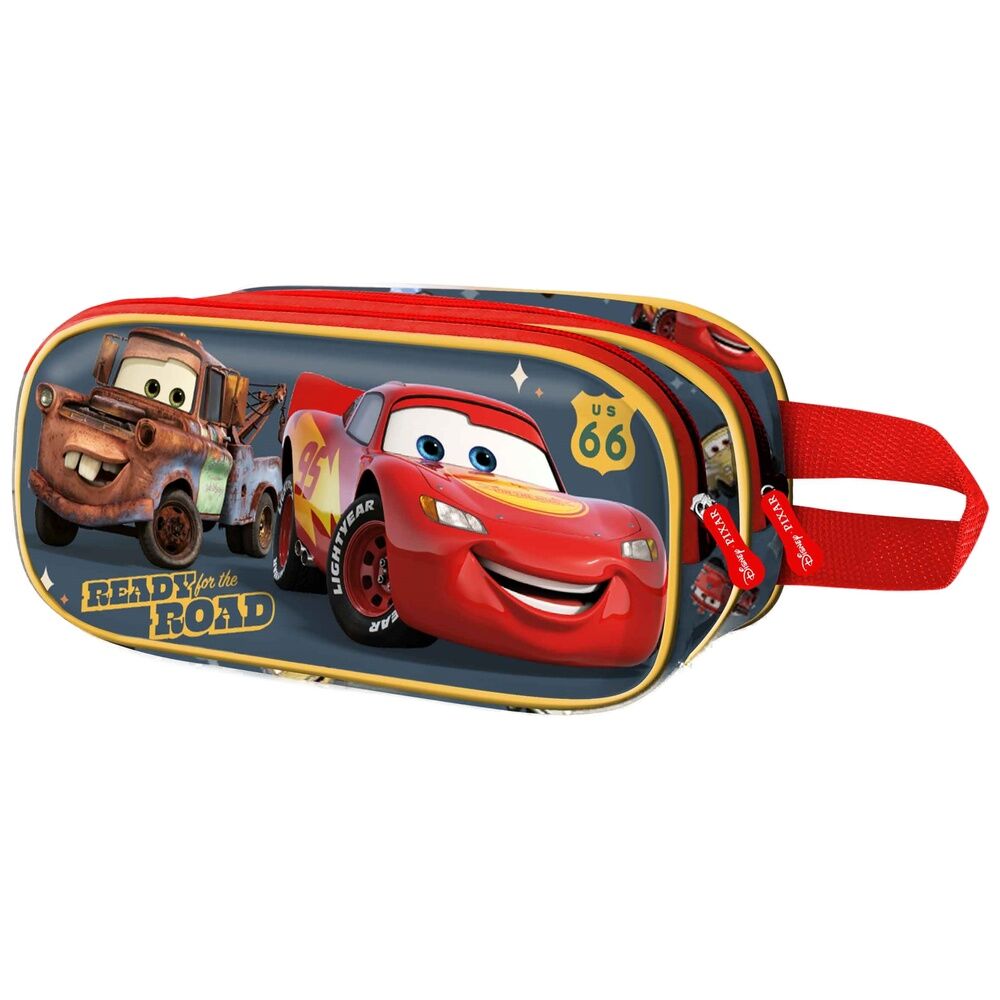 3d ready cars 3 disney pixar double pencil case