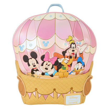 shape hot air balloon mickey & friends disney loungefly backpack 26cm