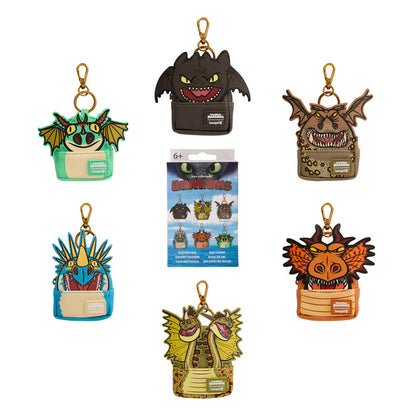 mystery how to train your dragon loungefly mini backpack keychain (assorted)