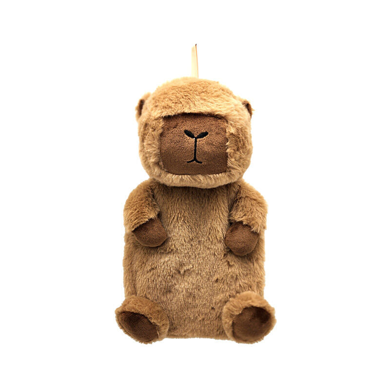 capybara plush hot water bottle 650ml