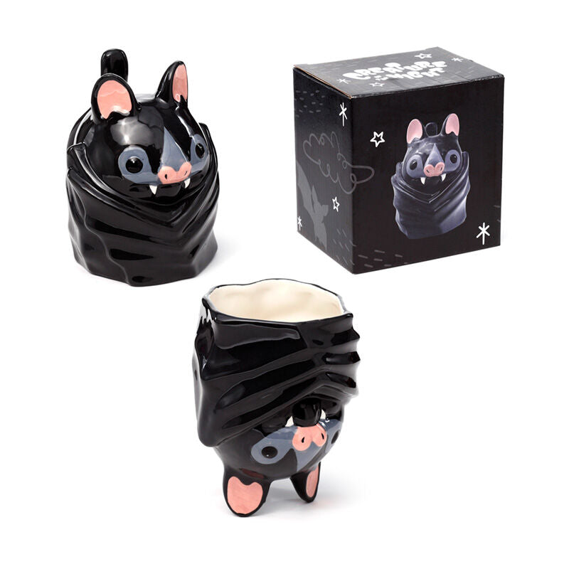 Taza de murciélago 3D