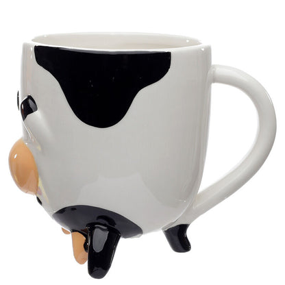 Taza con diseño de vaca en 3D de 500 ml
