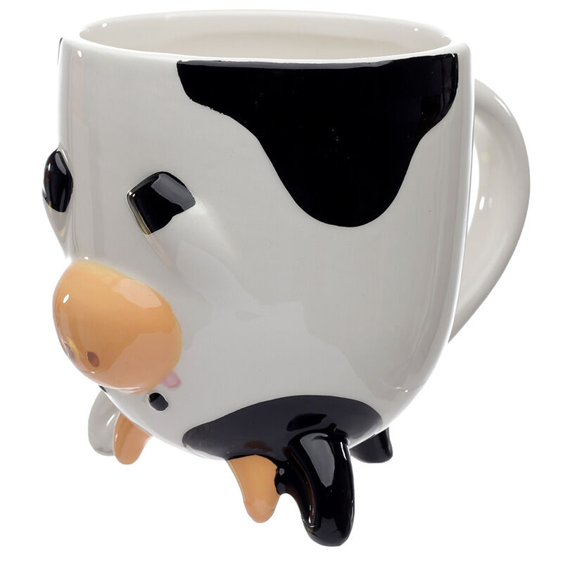 Taza con diseño de vaca en 3D de 500 ml
