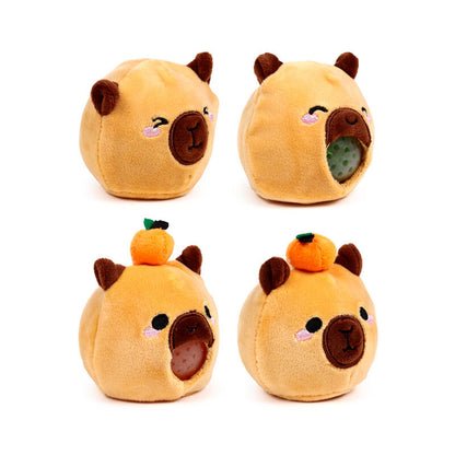 queasy squeezies capybara plush assortment