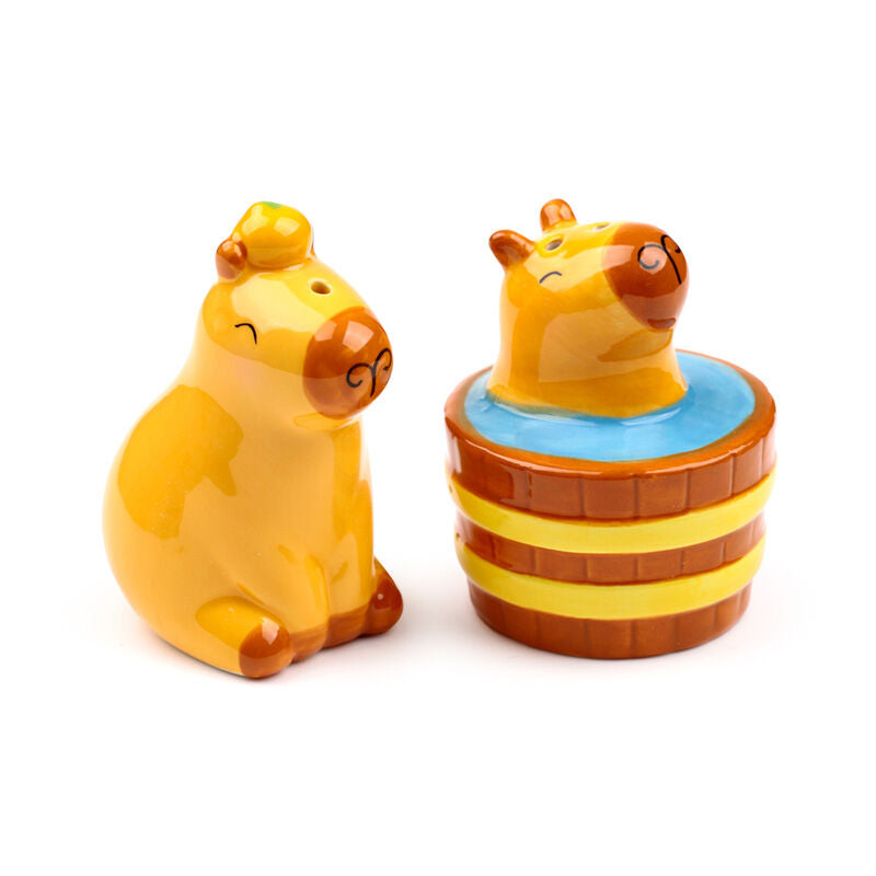 capybara salt and pepper shaker set