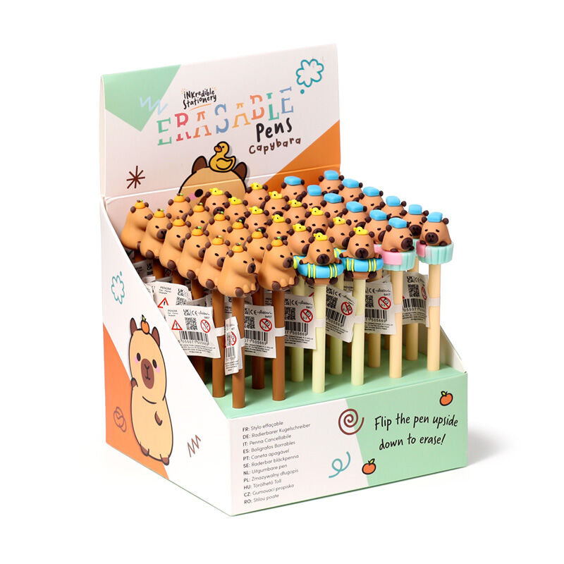 topper capybara erasable pen assortment