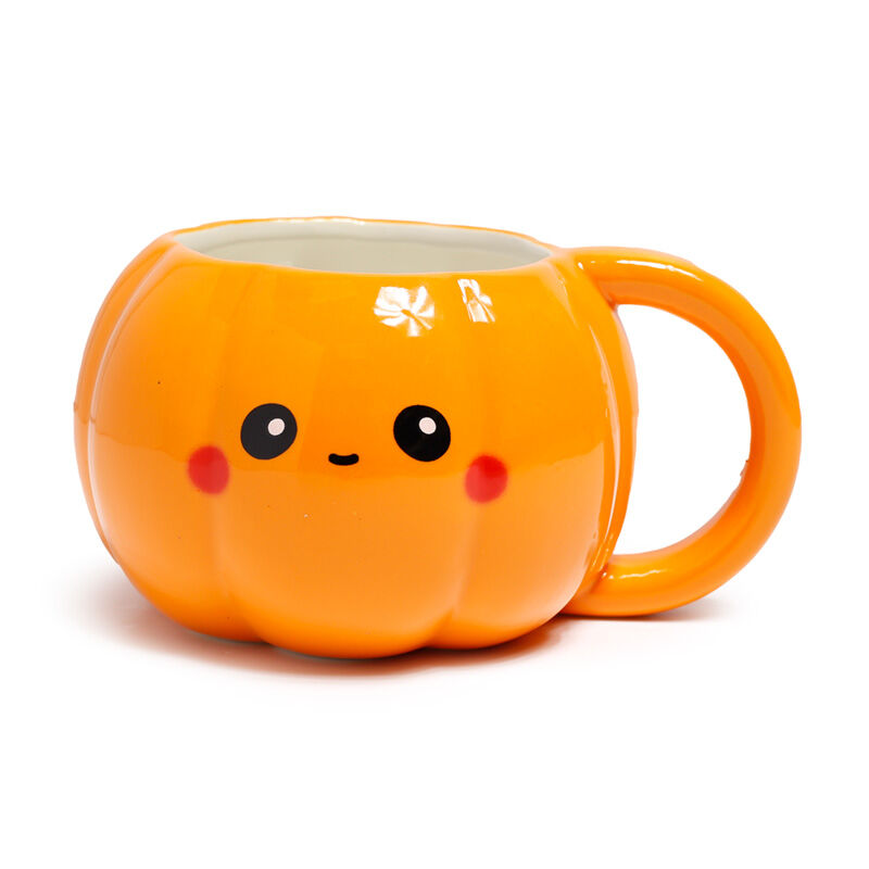 3d pumpkin mug