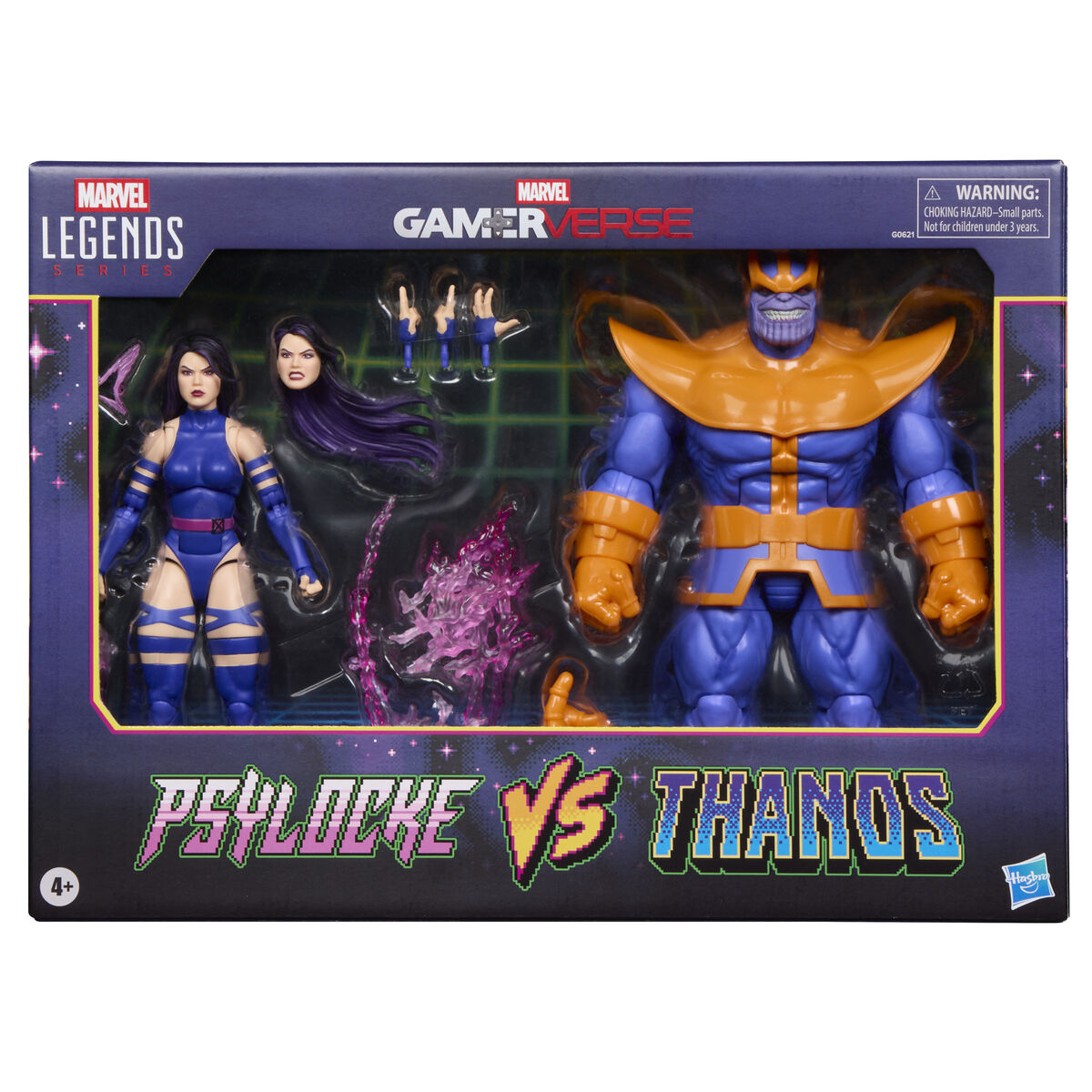 Blister 2 figures Psylocke vs Thanos Gameverse Marvel Legends 15cm