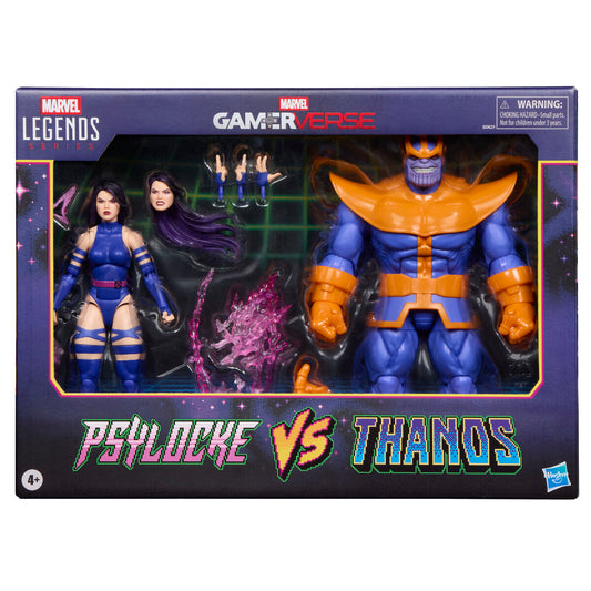 Blister 2 Figuren Psylocke vs Thanos Gameverse Marvel Legends 15cm