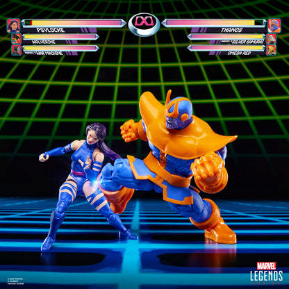 Blister 2 figures Psylocke vs Thanos Gameverse Marvel Legends 15cm