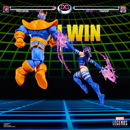 Blister 2 figures Psylocke vs Thanos Gameverse Marvel Legends 15cm