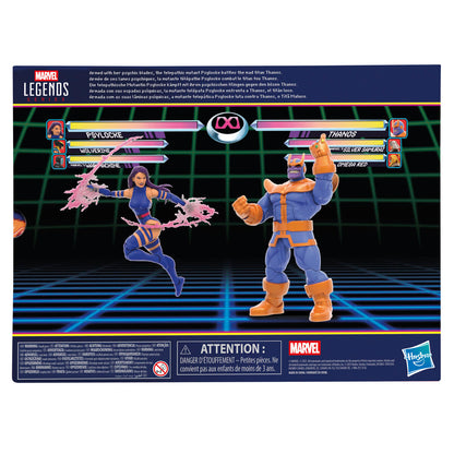 Blister 2 figures Psylocke vs Thanos Gameverse Marvel Legends 15cm