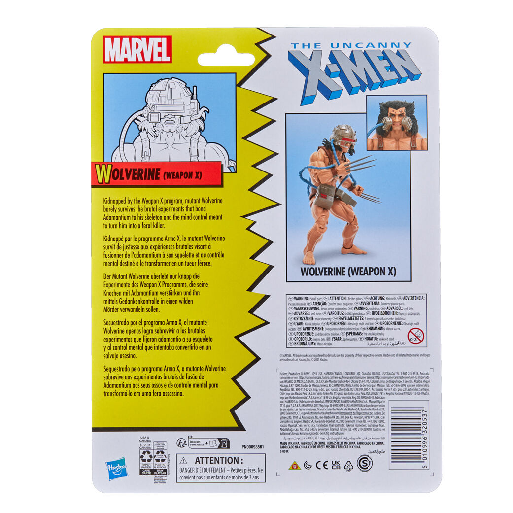 Figure Wolverine Weapon X X Men Marvel Comics 15cm