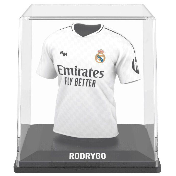 Mini statuetta di Rodrygo del Real Madrid con la maglia