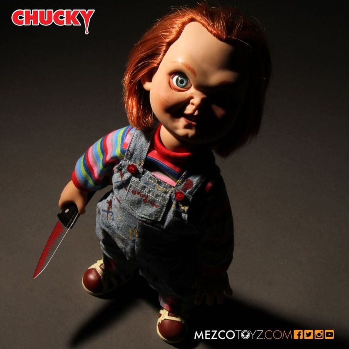 Lalka Chucky Diaboliczna Lalka Mówiąca 38 cm Angielski