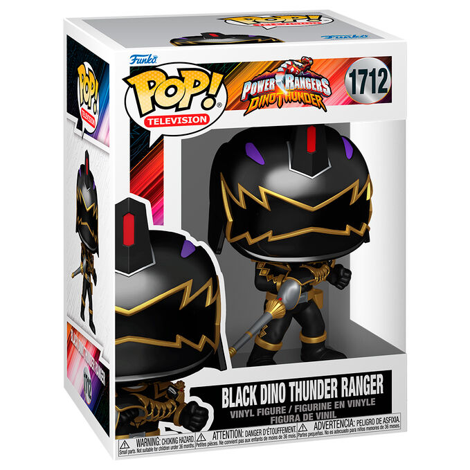Power Rangers Dino Thunder POP Figure Czarny Dino Thunder Ranger