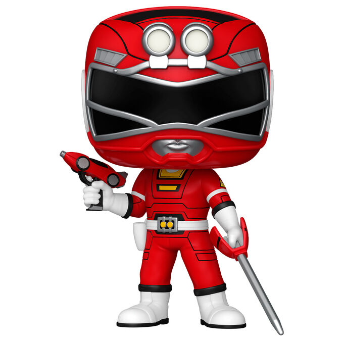 power rangers turbo pop figure  red turbo ranger
