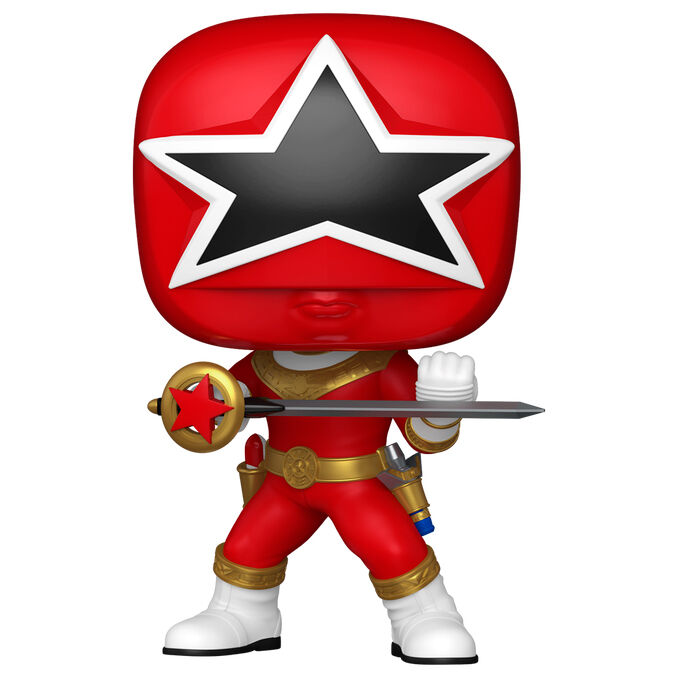 power rangers turbo pop figure  red zeo ranger