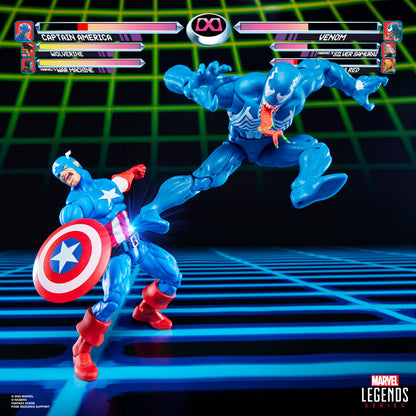 Blister 2 figures Captain America & Venom Gameverse Marvel Legends Series 15cm