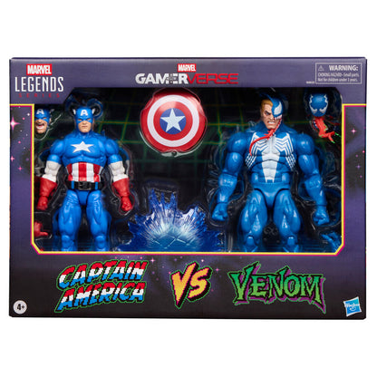 Blister 2 figures Captain America & Venom Gameverse Marvel Legends Series 15cm