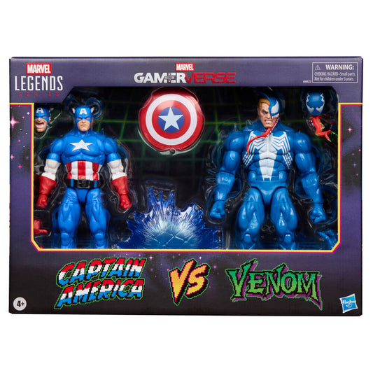 Blister 2 Figuren Captain America & Venom Gameverse Marvel Legends Series 15cm