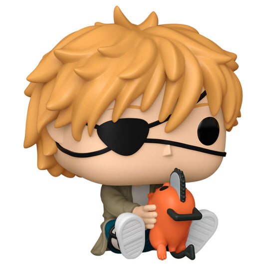 pop figure chainsaw man denji with pochita