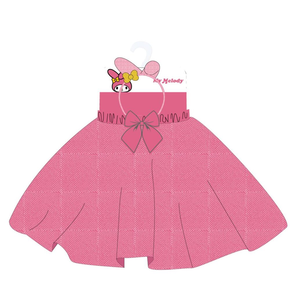 my melody hello kitty headband  tutu set