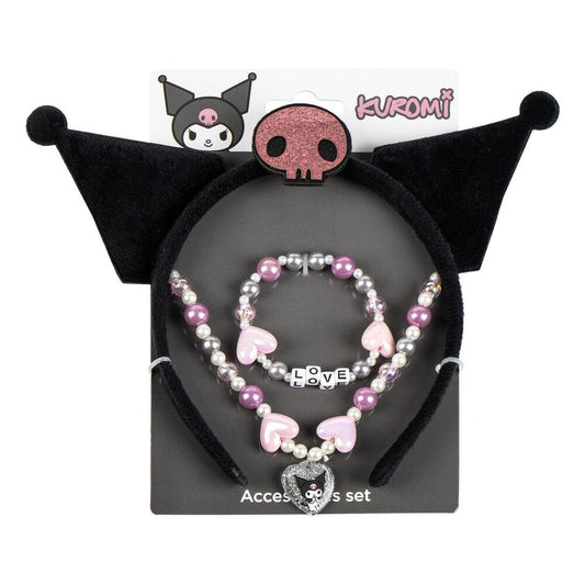 kuromi hello kitty jewelry set