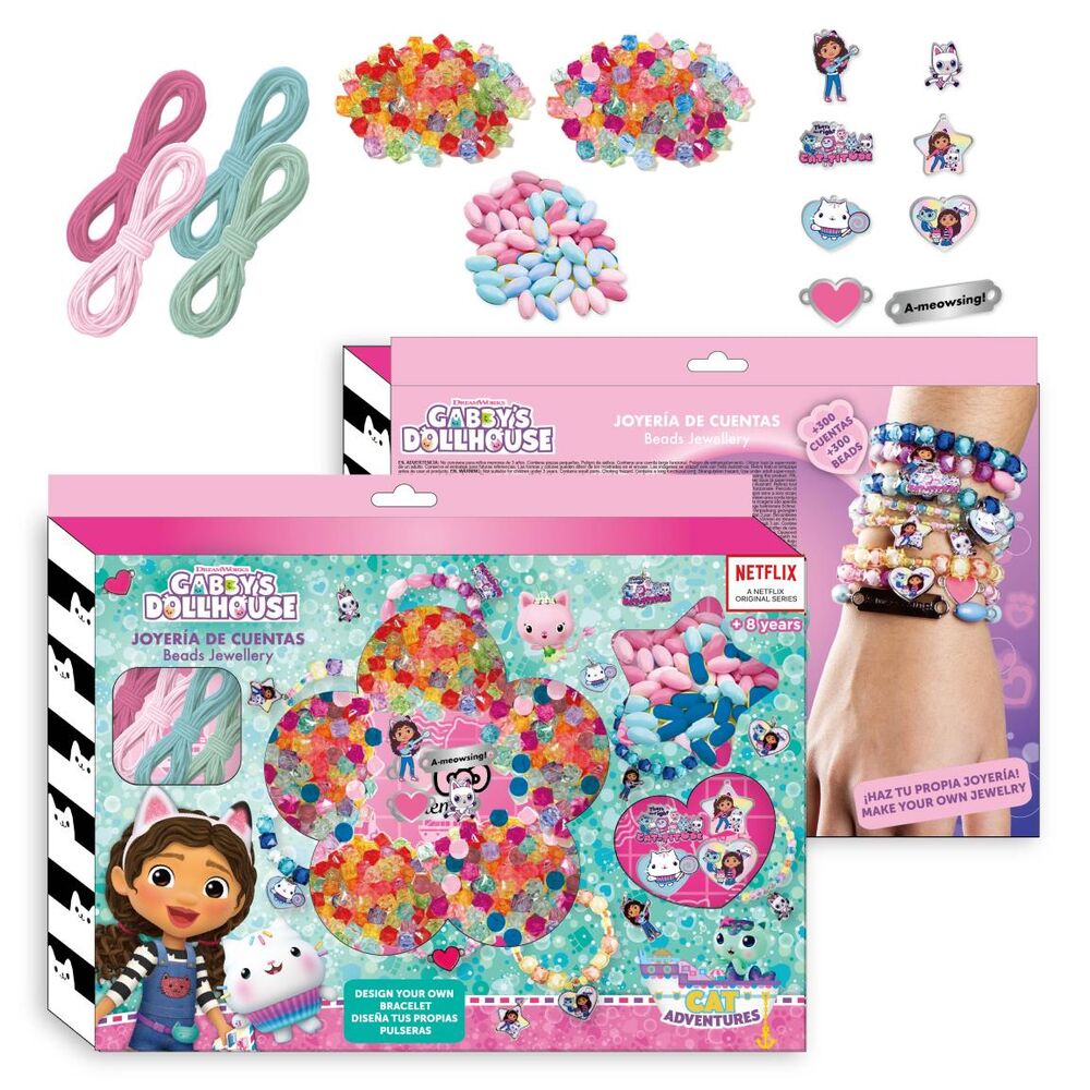 gabby's dollhouse design your own bracelets set
