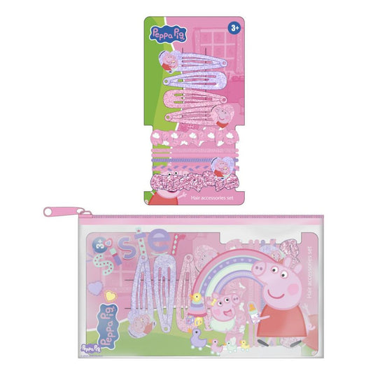 peppa pig hair accessories beauty set