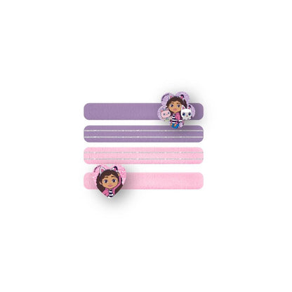 Blister pack of 4 hair ties from Gabby's Dollhouse