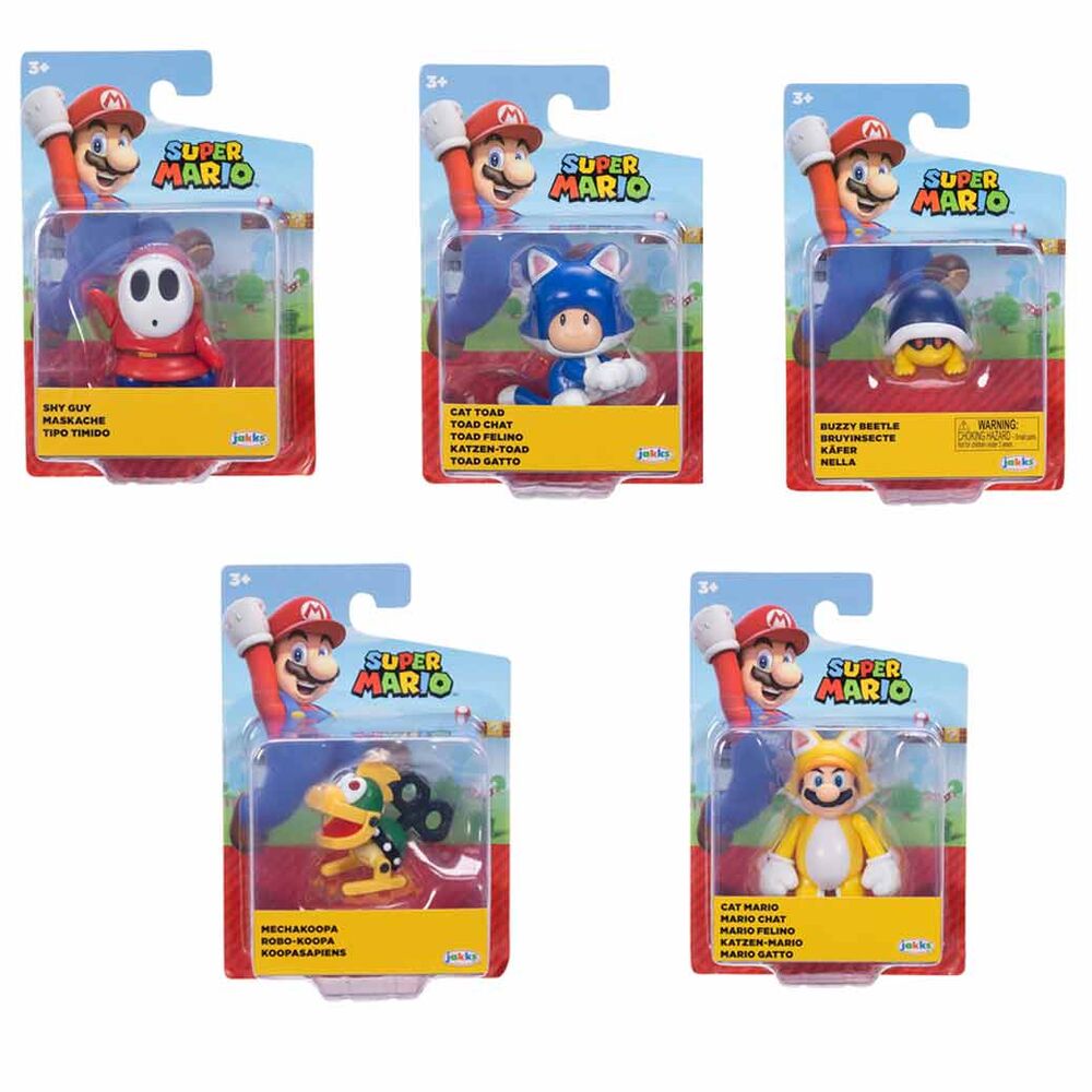 wave 50 super mario bros figure 6cm assorted