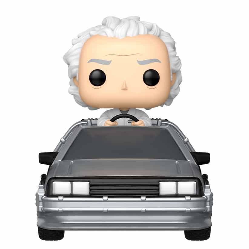 pop rides deluxe figure back to the future doc with time machine
