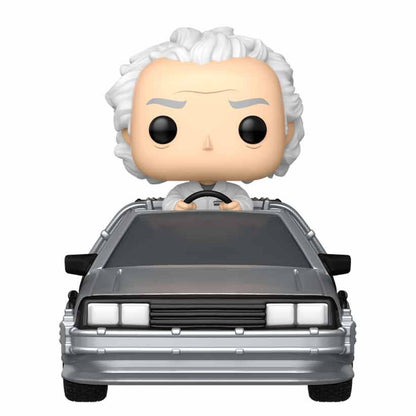 pop rides deluxe figure back to the future doc with time machine