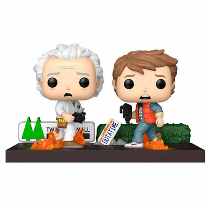 pop moments back to the future doc & marty figure
