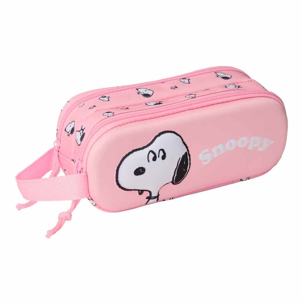 3d snoopy double pencil case