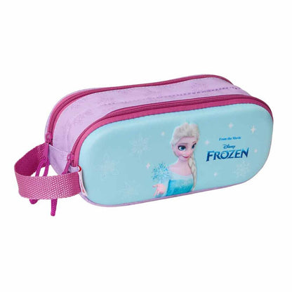 3d frozen disney double pencil case