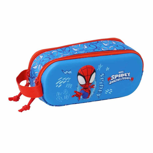 3d spidey marvel double pencil case