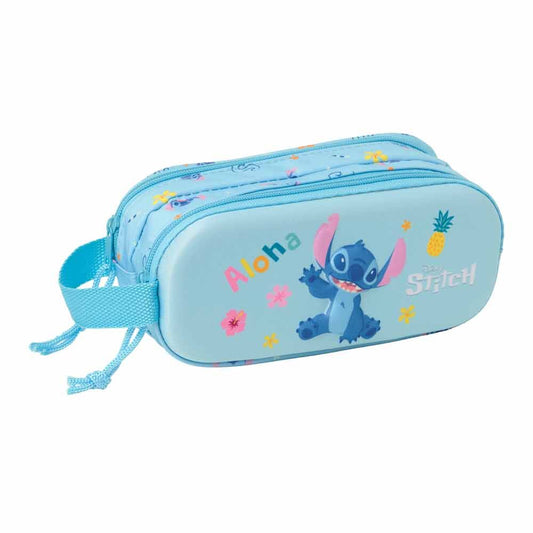 3D Stitch Disney Double Pencil Case