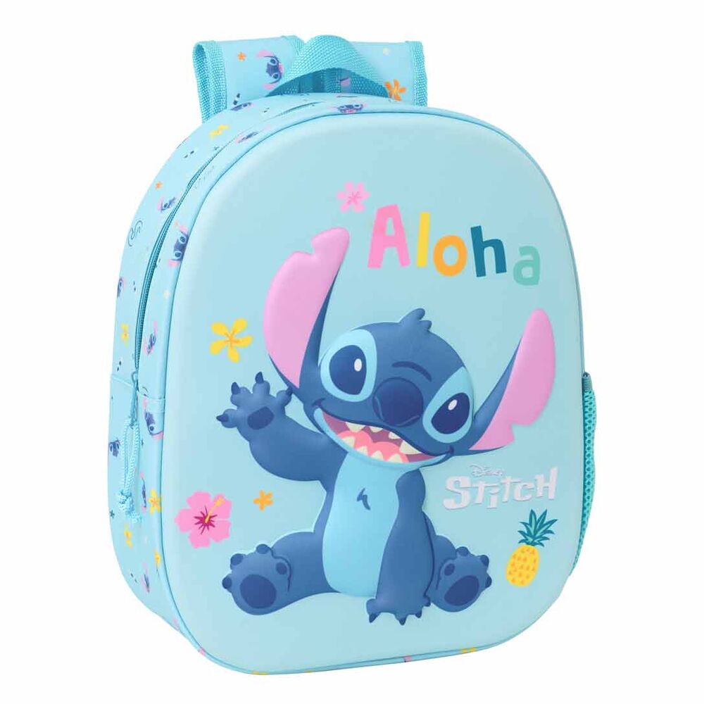 3d stitch disney backpack 33cm