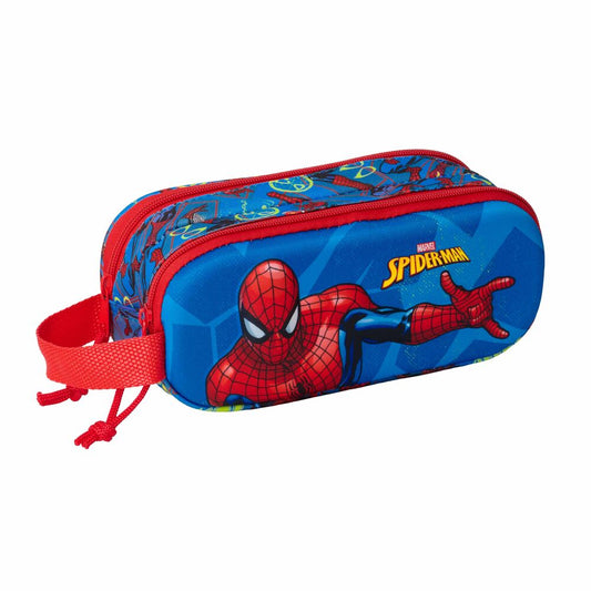 3d spiderman disney double pencil case