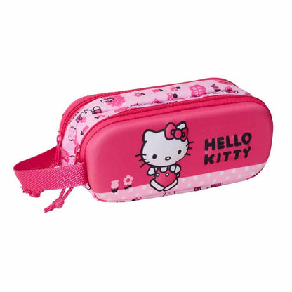 3d hello kitty double pencil case