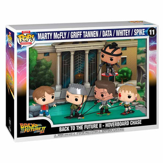 pop moments deluxe figure back to the future back to the future hoverboard chase