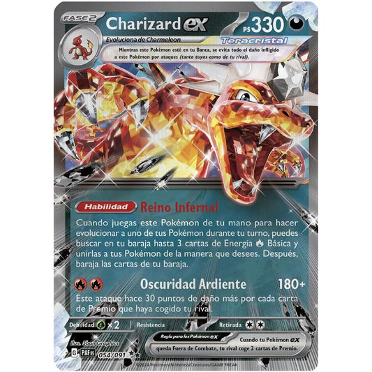 Pacote blister de cartas Pokémon Charizard (espanhol)