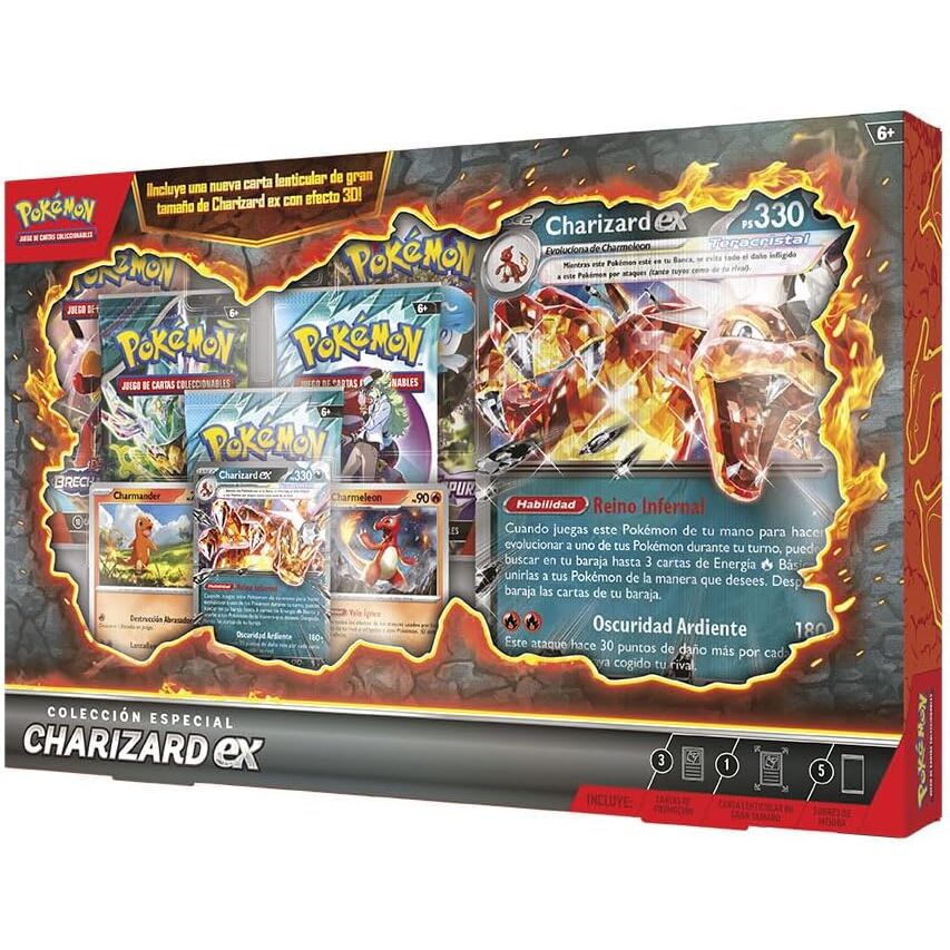 Charizard Pokemon cards blister pack (Spanish)
