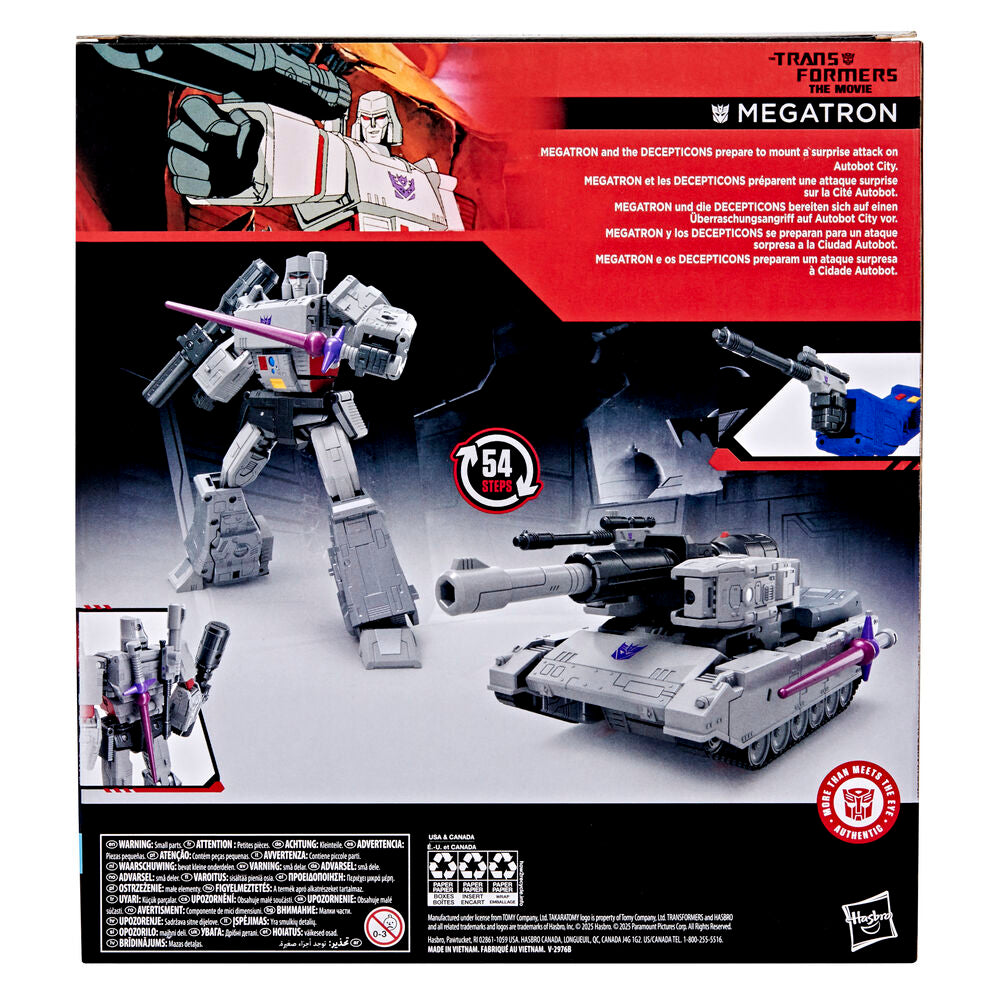 Action figure di Megatron della serie Studio Series Transformers: The Movie alta 21 5 cm