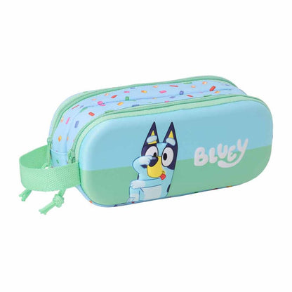 bluey 3d double pencil case