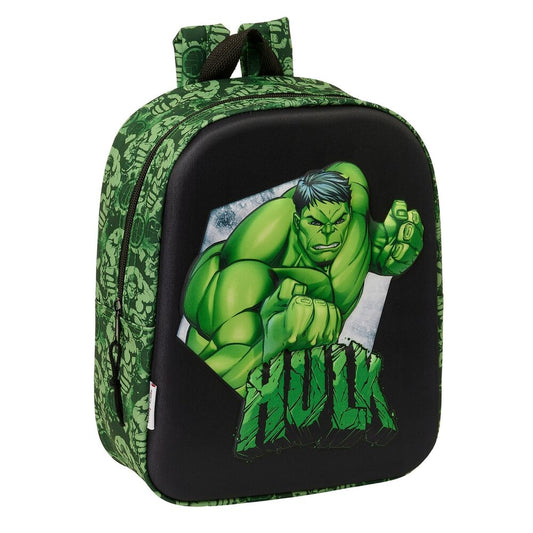3d hulk marvel backpack 27cm